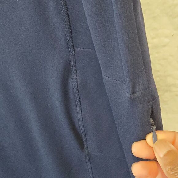 J Jill Fit Dress M Navy Blue Sleeveless Sport Tennis Pockets Stretchy Minimalist - Picture 4 of 10